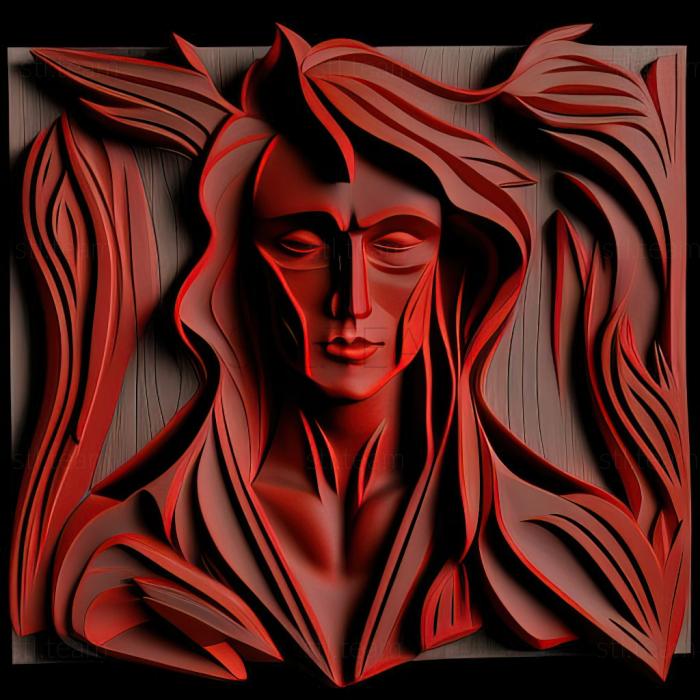 3D model Ernst Ludwig Kirchner (STL)